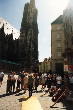 Kunst Aktion - Wien Stephansplatz 2001